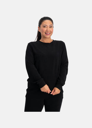 Bamboo Basics knitted sweater black dames