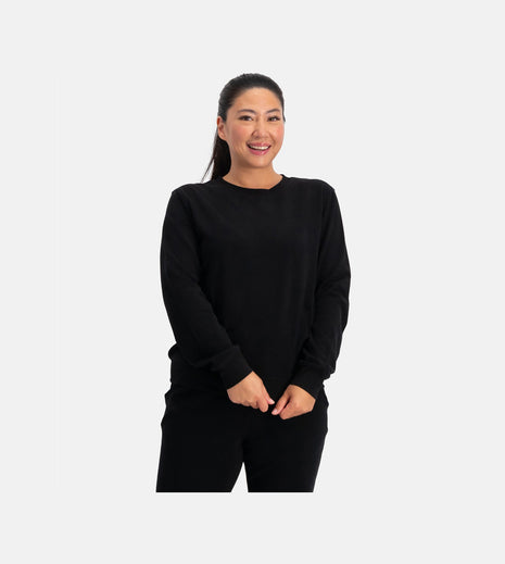 Bamboo Basics knitted sweater black dames