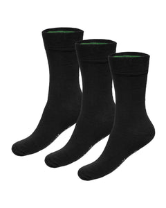 Bamboo Basics sokken 3 paar knitted anklet socks black unisex