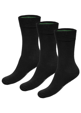 Bamboo Basics sokken 3 paar knitted anklet socks black unisex
