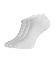 Bamboo Basics enkelsokken 3 paar knitted sneaker socks white unisex