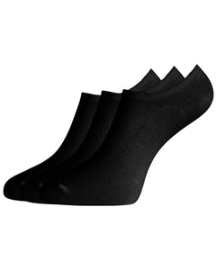 Bamboo Basics kousenvoetjes 3 paar knitted footies black unisex JAMIE-001 Bamboo Basics soquettes invisibles 3 paires knitted footies black unisex

