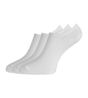 Bamboo Basics kousenvoetjes 3 paar knitted footies white unisex