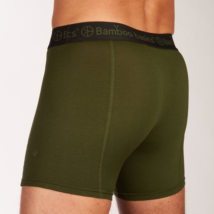 Bamboo Basics short 3 pack knitted boxershorts black army navy heren RICO-017 Bamboo Basics boxer lot de 3 knitted boxershorts black army navy hommes
