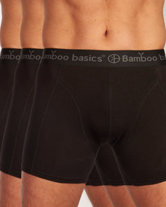 Bamboo Basics short 3 pack knitted boxershorts black heren RICO-009 Bamboo Basics boxer lot de 3 knitted boxershorts black hommes
