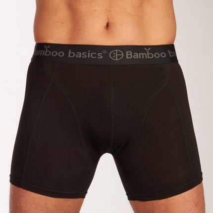 Bamboo Basics short 3 pack knitted boxershorts black heren RICO-009 Bamboo Basics boxer lot de 3 knitted boxershorts black hommes
