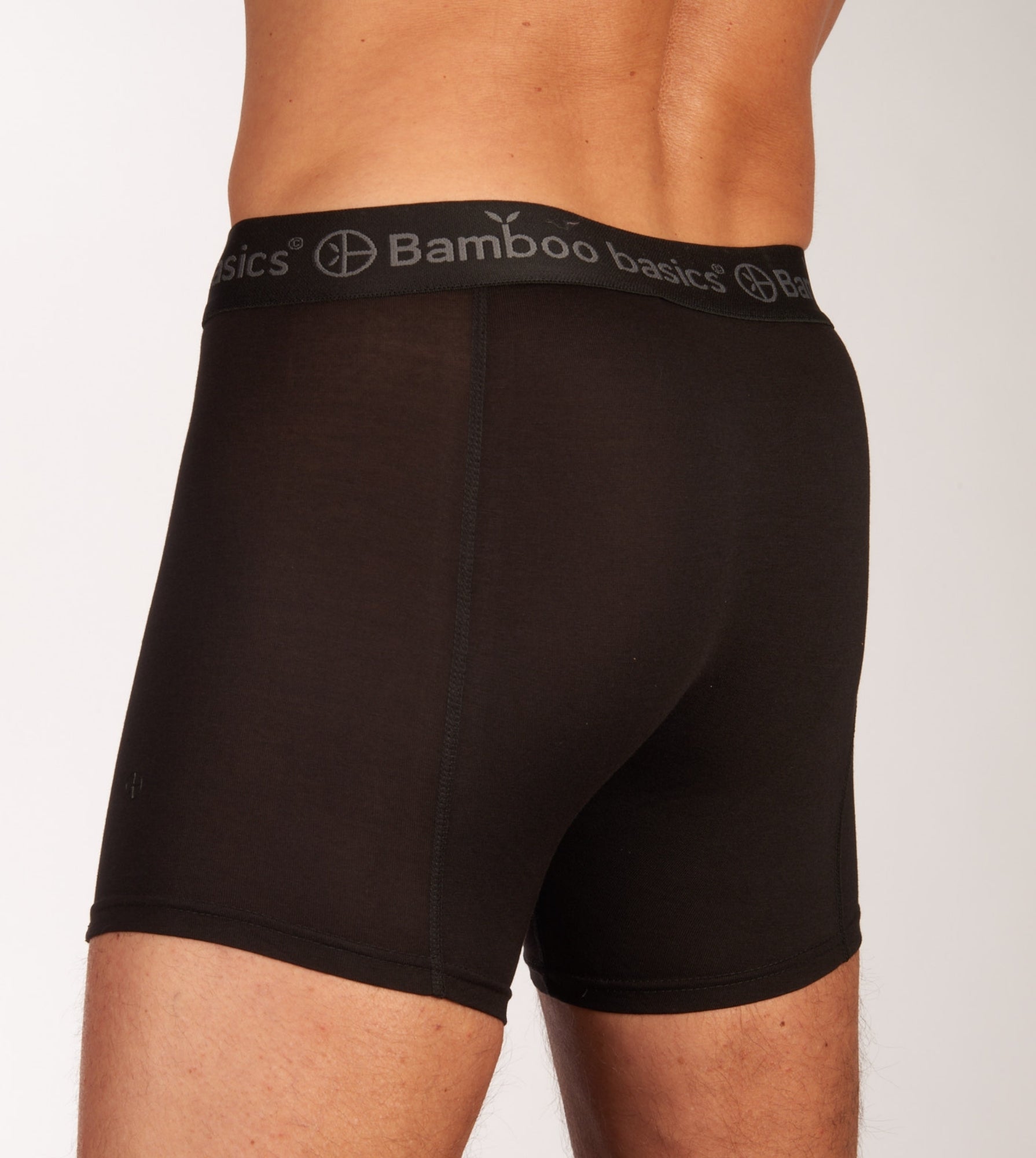 Bamboo Basics short 3 pack knitted boxershorts black heren MyComfort24