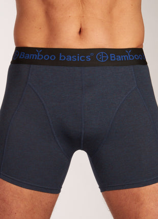 Bamboo Basics short 3 pack knitted boxershorts black / navy / blue heren RICO-011 Bamboo Basics boxer lot de 3 knitted boxershorts black / navy / blue hommes
