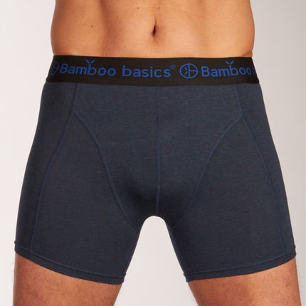 Bamboo Basics short 3 pack knitted boxershorts black / navy / blue heren RICO-011 Bamboo Basics boxer lot de 3 knitted boxershorts black / navy / blue hommes
