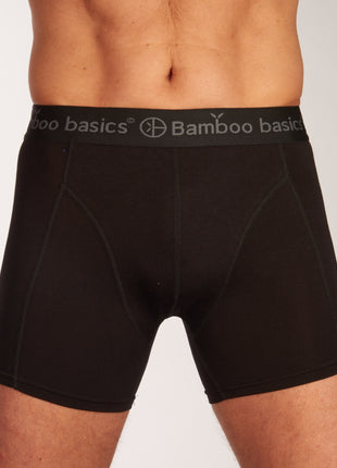 Bamboo Basics short 3 pack knitted boxershorts black / navy / blue heren RICO-011 Bamboo Basics boxer lot de 3 knitted boxershorts black / navy / blue hommes
