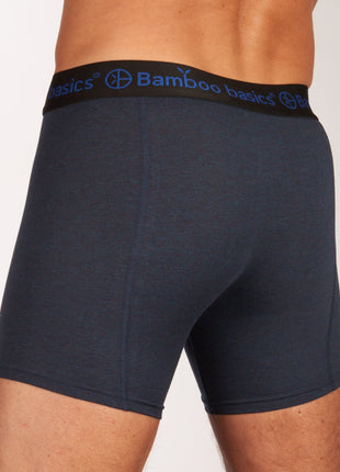 Bamboo Basics short 3 pack knitted boxershorts black / navy / blue heren RICO-011 Bamboo Basics boxer lot de 3 knitted boxershorts black / navy / blue hommes

