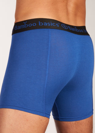 Bamboo Basics short 3 pack knitted boxershorts black / navy / blue heren RICO-011 Bamboo Basics boxer lot de 3 knitted boxershorts black / navy / blue hommes
