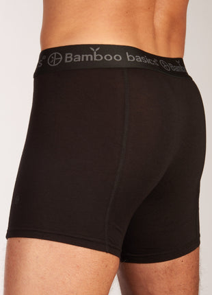 Bamboo Basics short 3 pack knitted boxershorts black / navy / blue heren RICO-011 Bamboo Basics boxer lot de 3 knitted boxershorts black / navy / blue hommes
