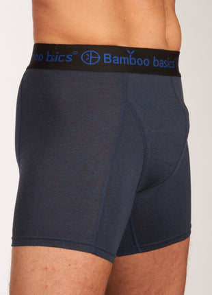 Bamboo Basics short 3 pack knitted boxershorts black / navy / blue heren RICO-011 Bamboo Basics boxer lot de 3 knitted boxershorts black / navy / blue hommes
