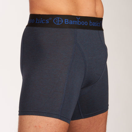 Bamboo Basics short 3 pack knitted boxershorts black / navy / blue heren RICO-011 Bamboo Basics boxer lot de 3 knitted boxershorts black / navy / blue hommes
