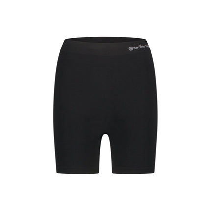 Bamboo Basics short seamless knitted biker short black dames SUZE-001 Bamboo Basics shorty seamless knitted biker short black femmes