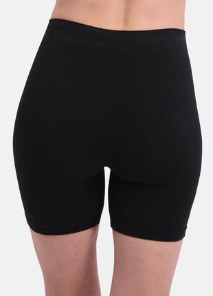 Bamboo Basics short seamless knitted biker short black dames SUZE-001 Bamboo Basics shorty seamless knitted biker short black femmes