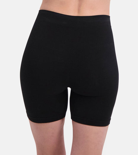 Bamboo Basics short seamless knitted biker short black dames SUZE-001 Bamboo Basics shorty seamless knitted biker short black femmes