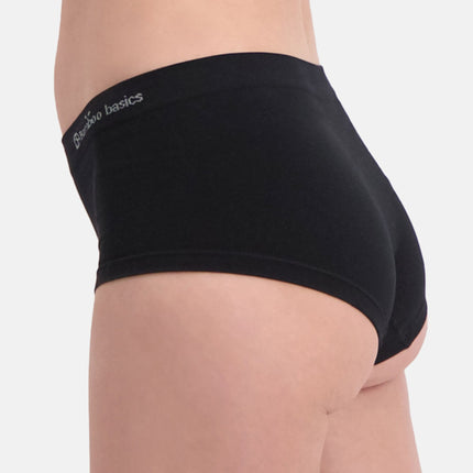 Bamboo Basics slip 2 pack seamless knitted hipster black dames SOPHIE-001 Bamboo Basics slip lot de 2 seamless knitted hipster black femmes