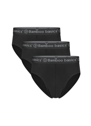 Bamboo Basics slip 3 pack knitted brief black heren JAMES-001 Bamboo Basics slip lot de 3 knitted brief black hommes