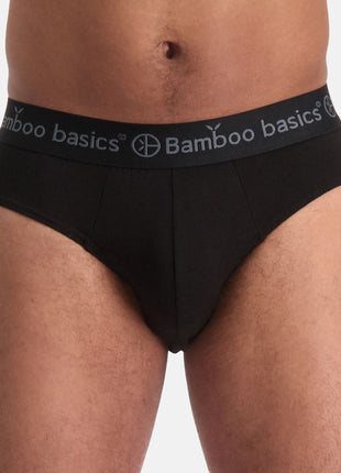 Bamboo Basics slip 3 pack knitted brief black heren JAMES-001 Bamboo Basics slip lot de 3 knitted brief black hommes