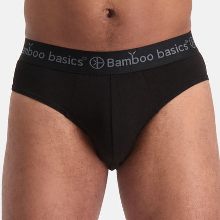 Bamboo Basics slip 3 pack knitted brief black heren JAMES-001 Bamboo Basics slip lot de 3 knitted brief black hommes