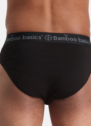 Bamboo Basics slip 3 pack knitted brief black heren JAMES-001 Bamboo Basics slip lot de 3 knitted brief black hommes