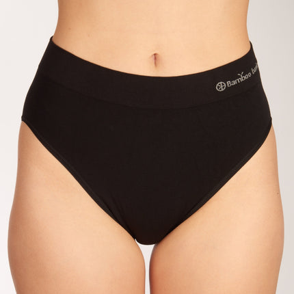 Bamboo Basics slip 3 pack seamless knitted full brief black dames BELLE-001 Bamboo Basics slip lot de 3 seamless knitted full brief black femmes
