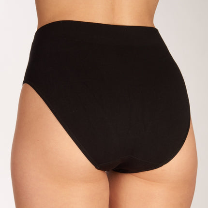 Bamboo Basics slip 3 pack seamless knitted full brief black dames BELLE-001 Bamboo Basics slip lot de 3 seamless knitted full brief black femmes
