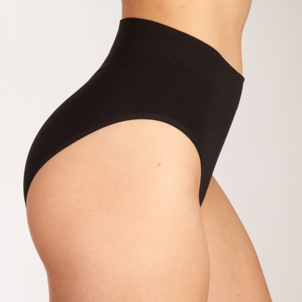 Bamboo Basics slip 3 pack seamless knitted full brief black dames BELLE-001 Bamboo Basics slip lot de 3 seamless knitted full brief black femmes
