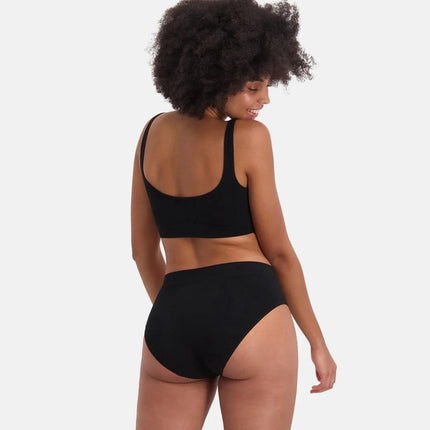 Bamboo Basics slip 3 pack seamless knitted full brief black dames BELLE-001 Bamboo Basics slip lot de 3 seamless knitted full brief black femmes
