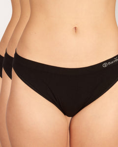 Bamboo Basics slip 3 pack seamless knitted taille slip black dames TESS-001 Bamboo Basics slip lot de 3 seamless knitted taille slip black femmes

