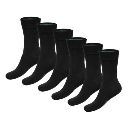 Bamboo Basics sokken 6 paar knitted anklet socks black unisex BEAU-6P-001 Bamboo Basics chaussettes 6 paires knitted anklet socks black unisex
