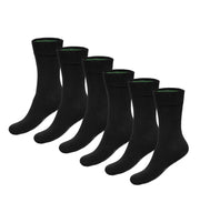 Bamboo Basics chaussettes 6 paires knitted anklet socks black unisex
