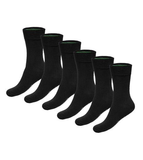 Bamboo Basics sokken 6 paar knitted anklet socks black unisex BEAU-6P-001 Bamboo Basics chaussettes 6 paires knitted anklet socks black unisex
