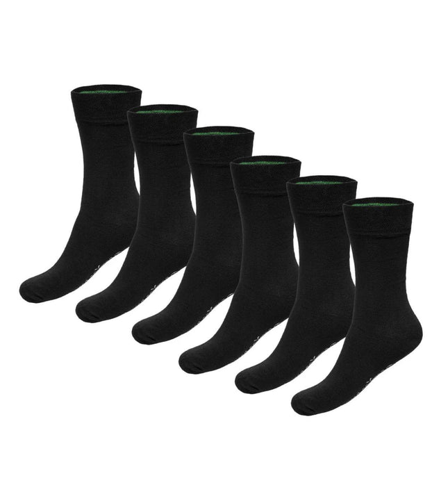 Bamboo Basics sokken 6 paar knitted anklet socks black unisex BEAU-6P-001 Bamboo Basics chaussettes 6 paires knitted anklet socks black unisex
