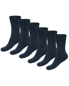 Bamboo Basics sokken 6 paar knitted anklet socks navy unisex BEAU-6P-002 Bamboo Basics chaussettes 6 paires knitted anklet socks navy unisex
