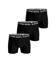 Björn Borg short 3 pack bamboo cotton blend boxer black heren