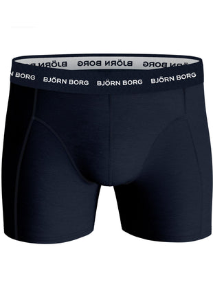 Björn Borg short 3 pack cotton stretch boxer navy blue / dark blue / blue heren 10004232-MP003 Björn Borg boxer lot de 3 cotton stretch boxer navy blue / dark blue / blue hommes
