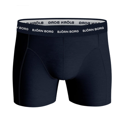 Björn Borg short 3 pack cotton stretch boxer navy blue / dark blue / blue heren 10004232-MP003 Björn Borg boxer lot de 3 cotton stretch boxer navy blue / dark blue / blue hommes
