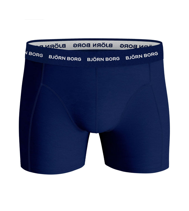 Björn Borg short 3 pack cotton stretch boxer navy blue / dark blue / blue heren 10004232-MP003 Björn Borg boxer lot de 3 cotton stretch boxer navy blue / dark blue / blue hommes
