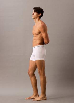 Calvin Klein short 3 pack icon cotton stretch relaxed fit trunks black grey white heren