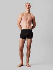 Calvin Klein short 3 pack icon cotton stretch relaxed fit trunks black heren