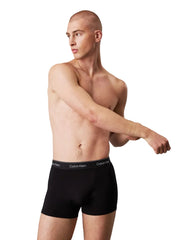 Calvin Klein short 3 pack icon cotton stretch relaxed fit trunks black heren