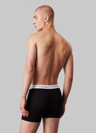 Calvin Klein short 3 pack icon cotton stretch relaxed fit trunks black heren