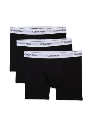 Calvin Klein short 3 pack icon cotton stretch relaxed fit trunks black heren