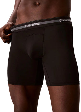 Calvin Klein short 3 pack icon active mesh boxer briefs long black heren