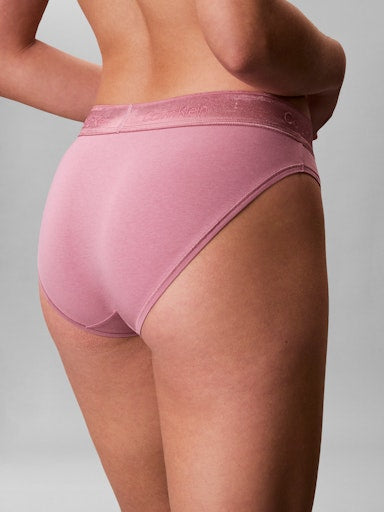 Calvin Klein slip icon cotton modal bikini briefs soft mauve femmes