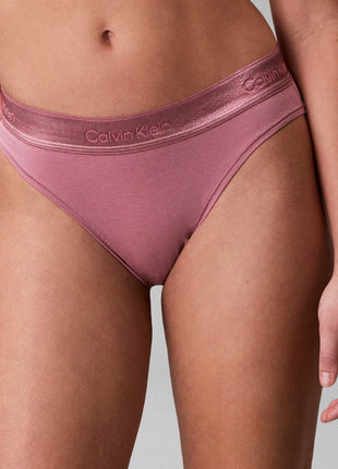 Calvin Klein slip icon cotton modal bikini briefs soft mauve femmes