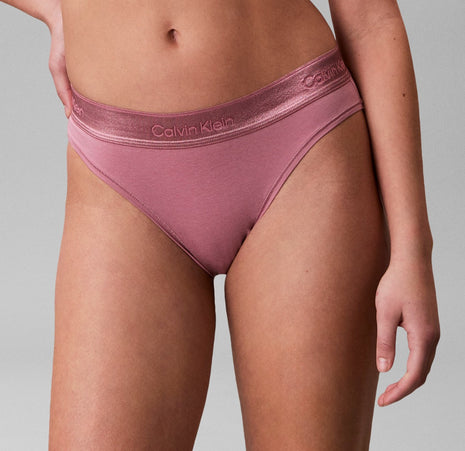 Calvin Klein slip icon cotton modal bikini briefs soft mauve femmes